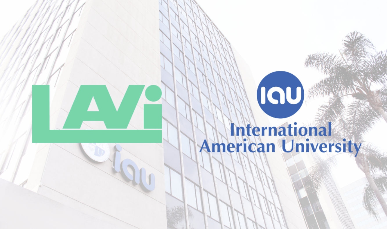 IAU Building with LAVI and IAU logos